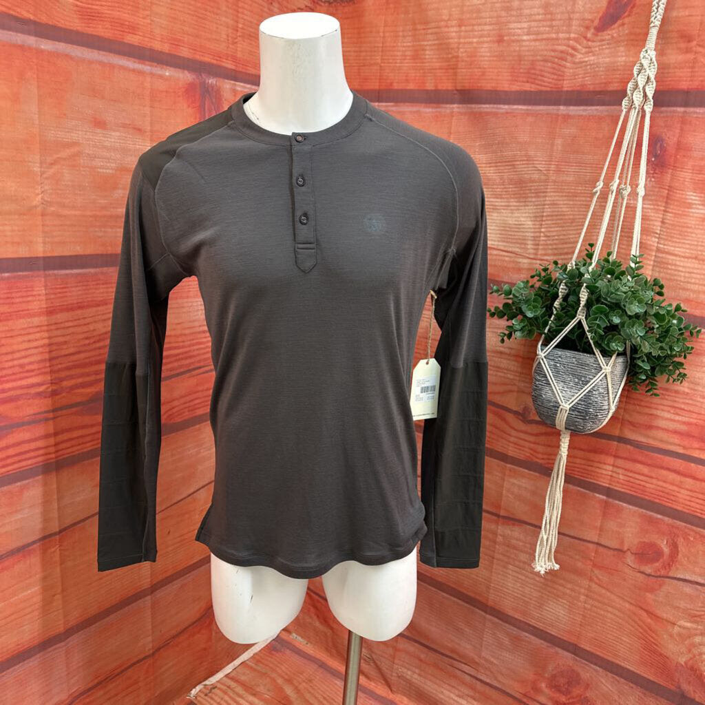 Alps & Meters Long Sleeve Henley Shirt