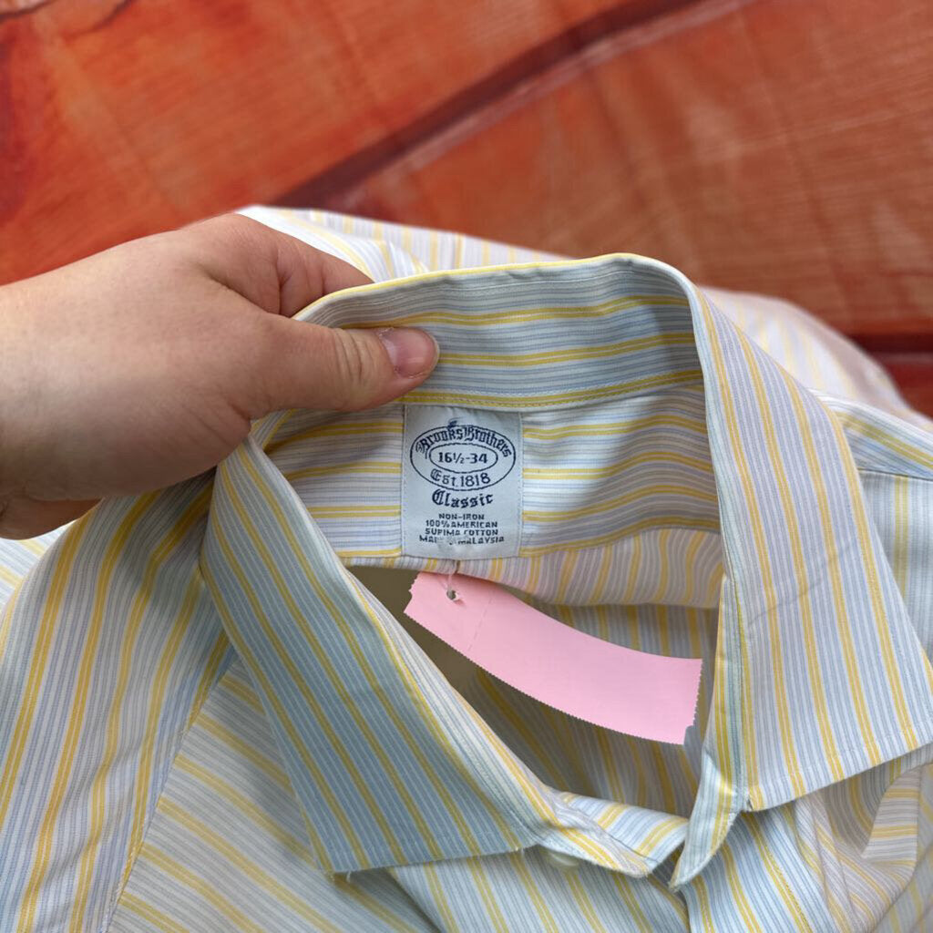 Brooks Brothers Classic Striped Dress Shirt