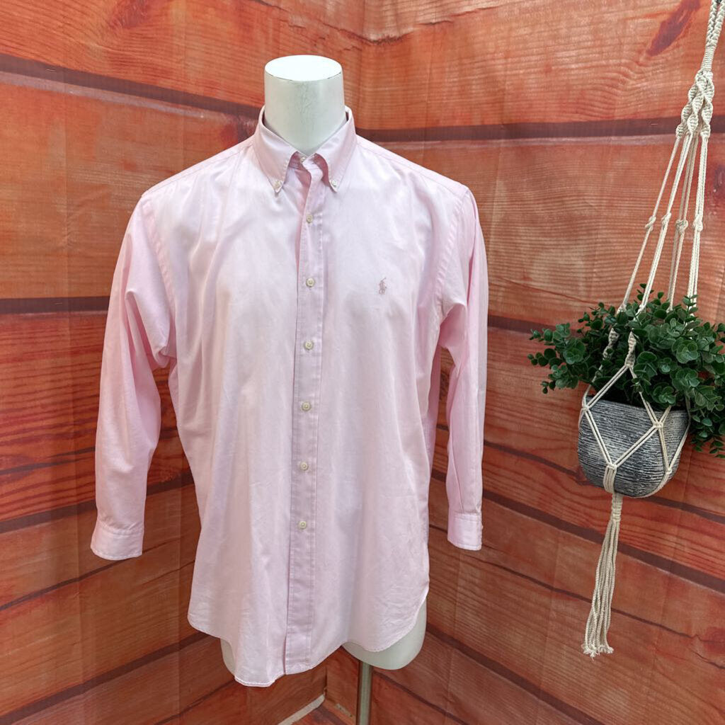 Ralph Lauren Yarmouth Pink Cotton Shirt