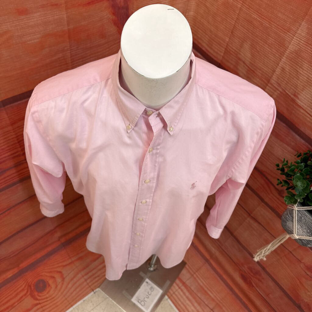 Ralph Lauren Yarmouth Pink Cotton Shirt