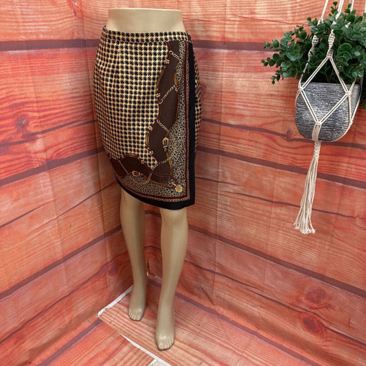 Talbots Silk Skirt